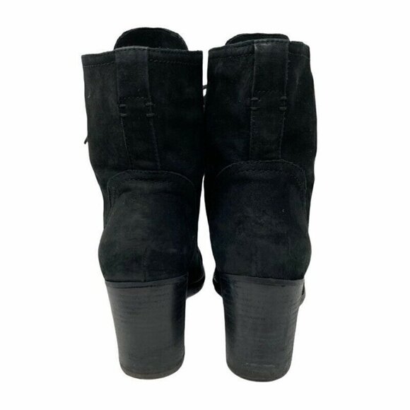 Vince Camuto Vestas Ankle Boots Black Leather 9.5 - Picture 5 of 10